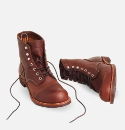 Homme RED WING SHOES Bottes<8111 E - Iron Ranger Amber