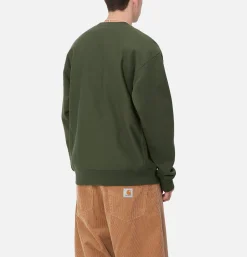 CARHARTT WIP Sweats & Polaires<American Script Sweat Tarragon