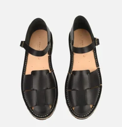 Homme STEVE MONO Sandales<Artisanal Sandal Shoe 11 Black