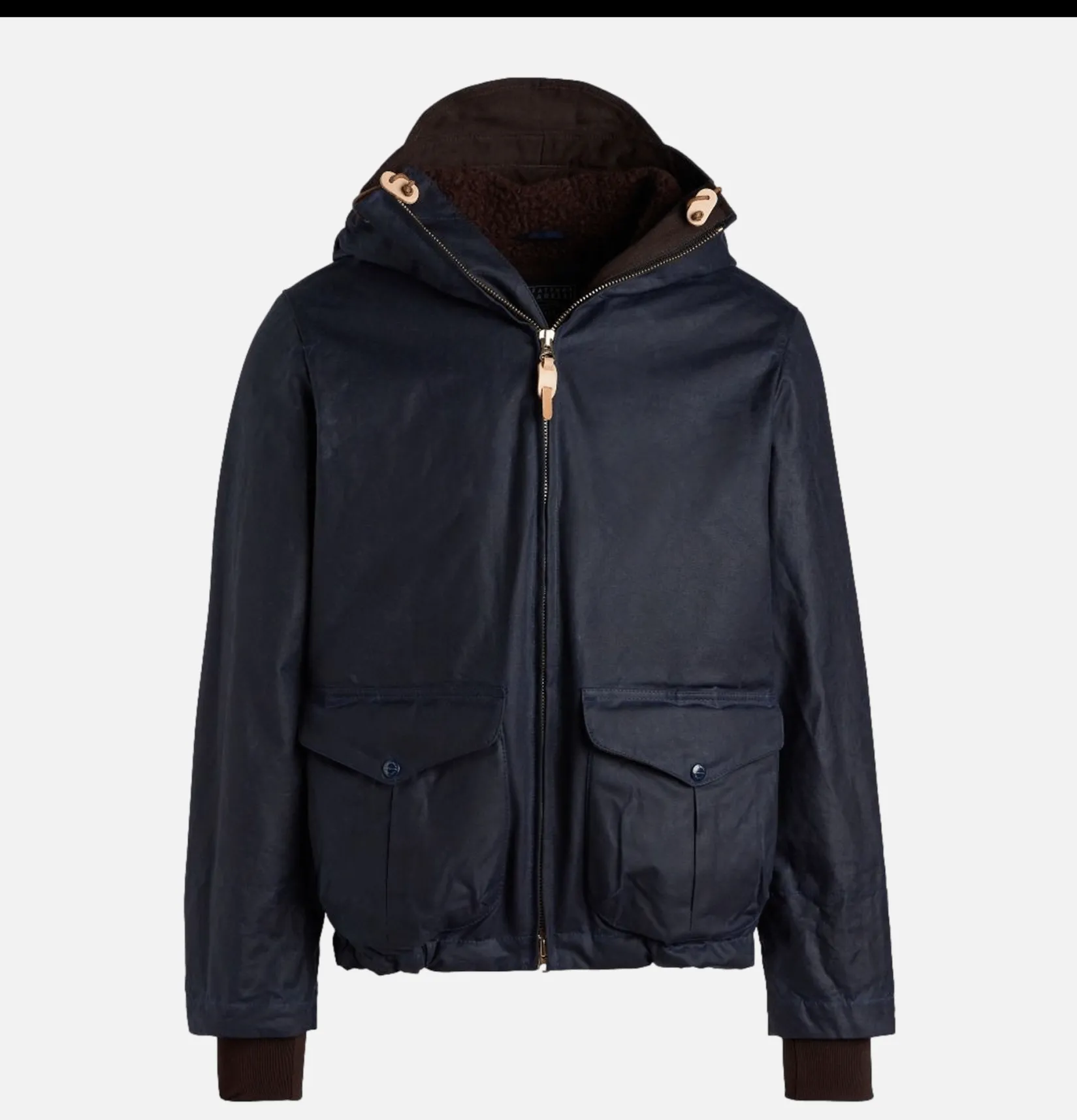 MANIFATTURA CECCARELLI Blousons & Manteaux<Blazer Coat Waxed Navy