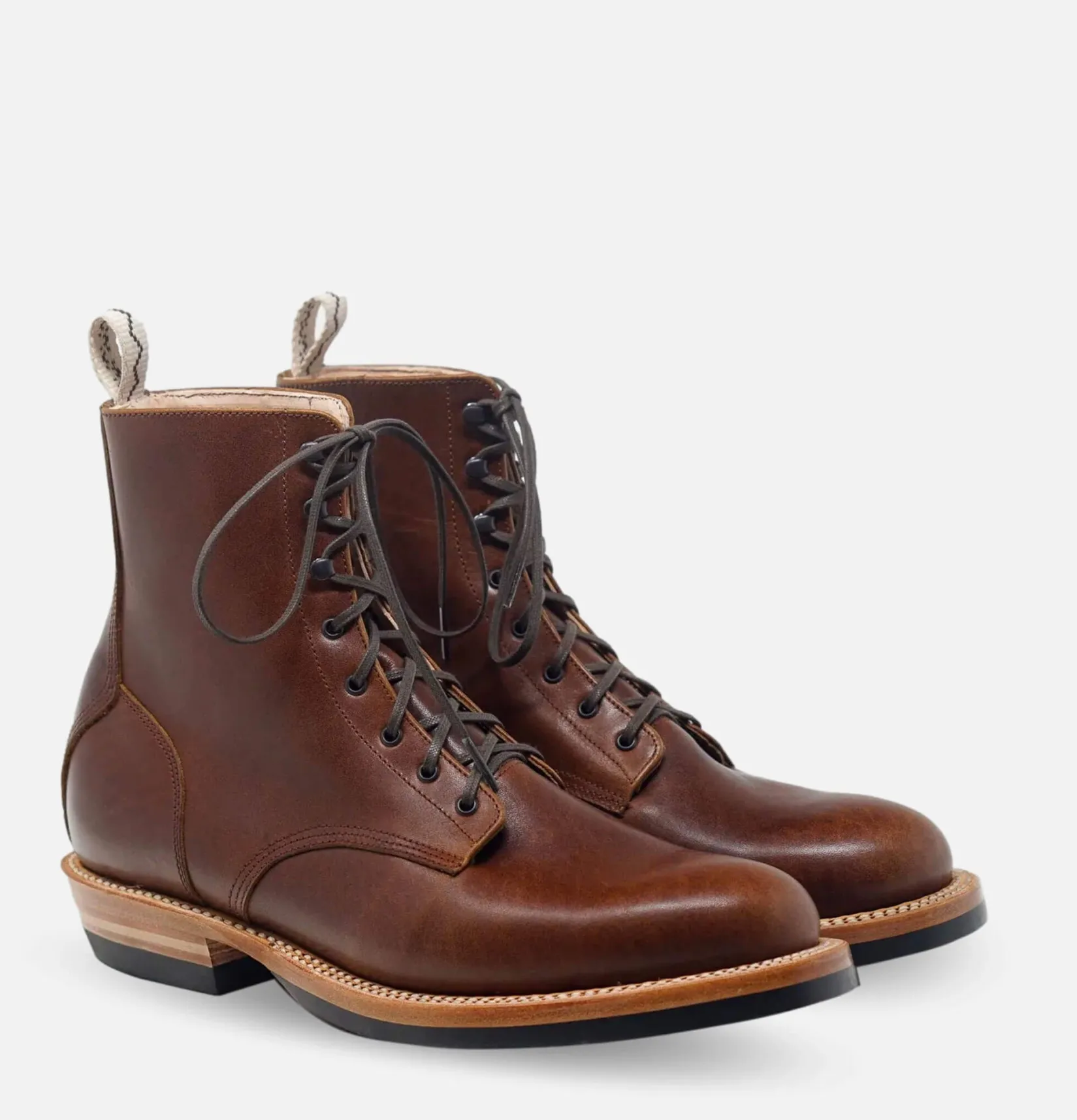 Homme UNMARKED Bottes<Bottes Plain Toe DB Hunter Tobacco