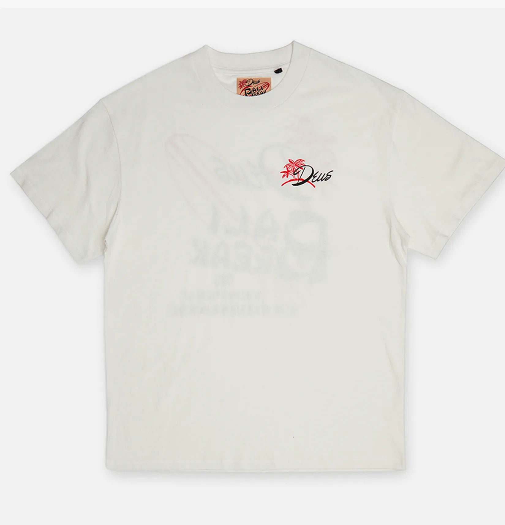 DEUS T-shirts<Breaker Tee Vintage White