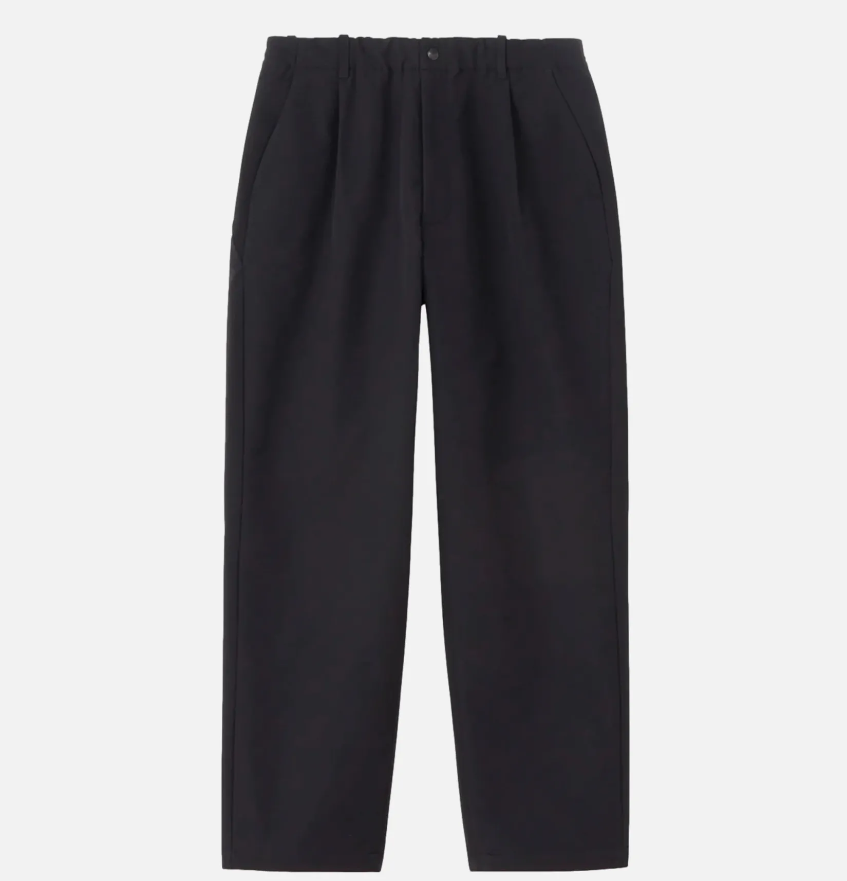 GOLDWIN Pantalons<Brushed Back One Tuck Pant Black