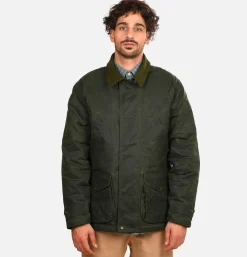 MANIFATTURA CECCARELLI Blousons & Manteaux<Caban Wax Green