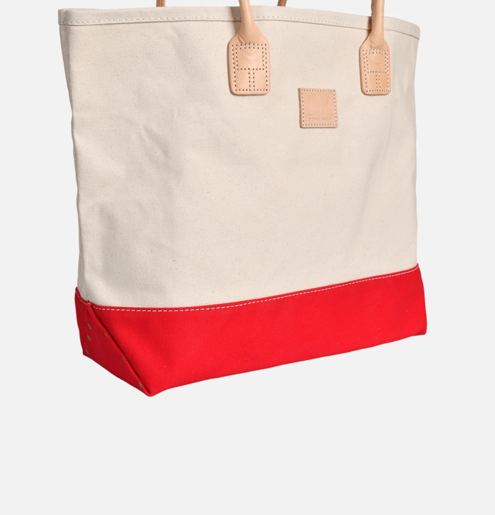 HERITAGE LEATHER COMPANY Sacs Bandoulière<Canvas Day Tote Bag Rouge