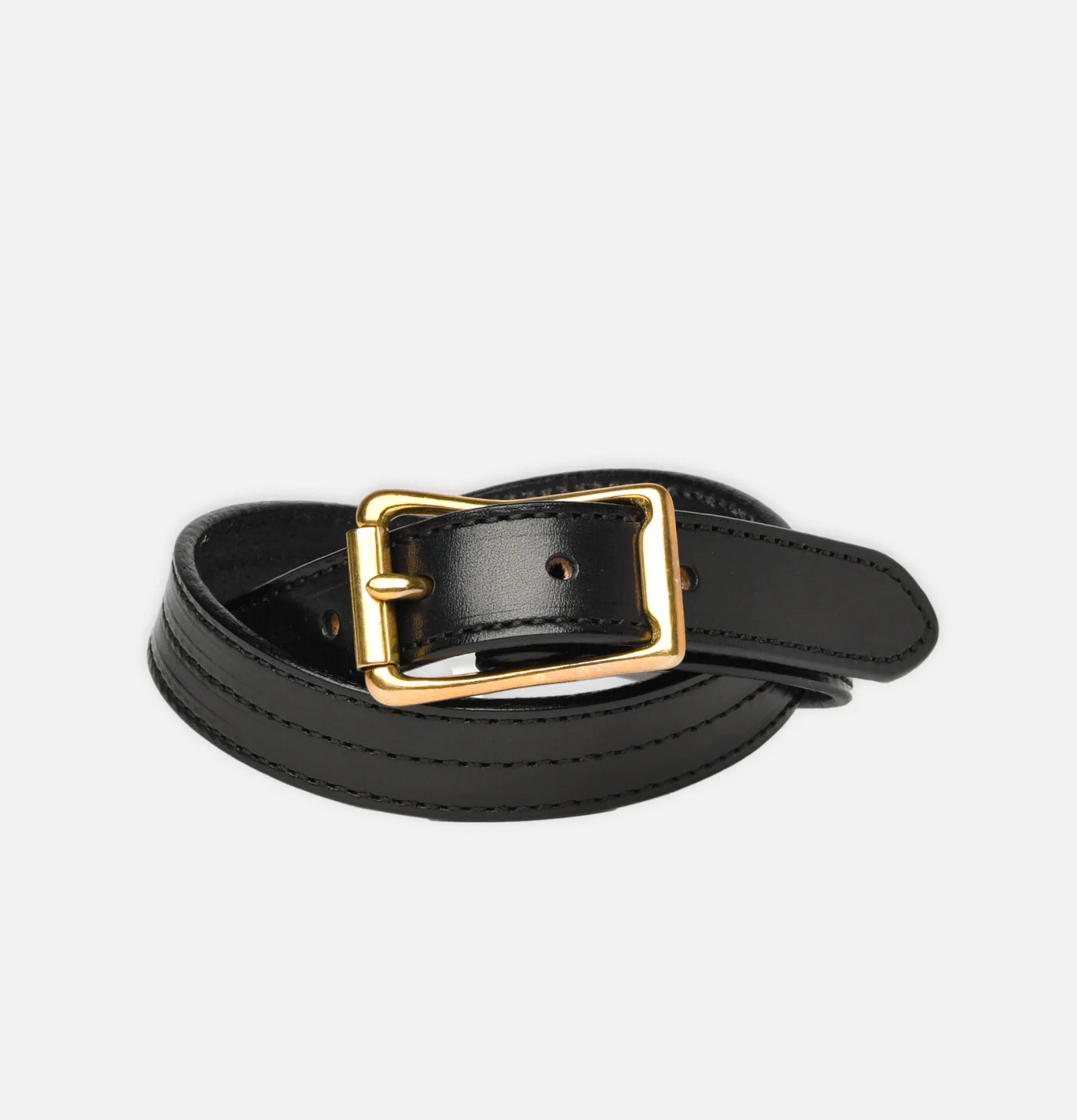 YUKETEN Ceintures<Ceinture Triple Stitched Black