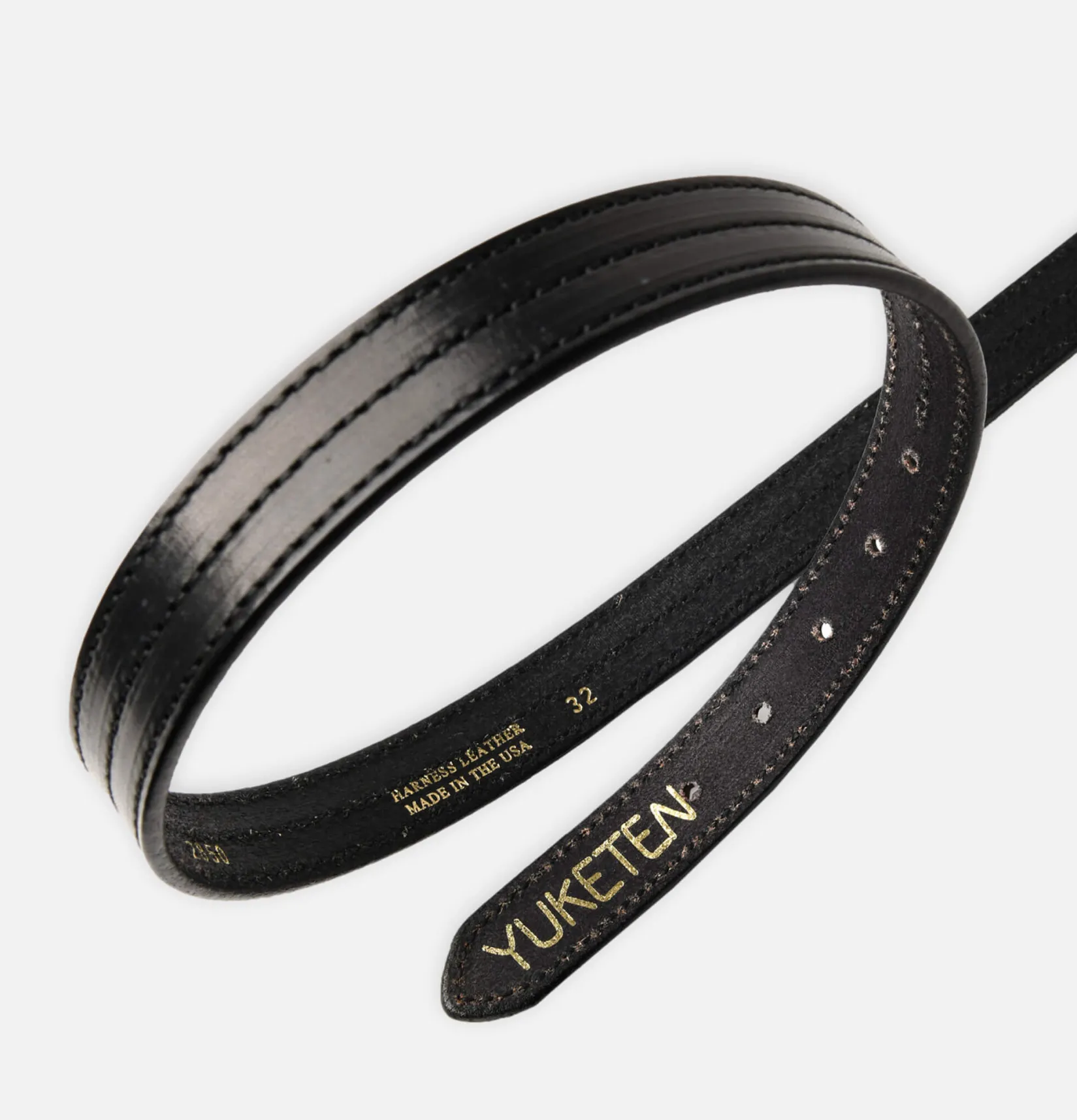 YUKETEN Ceintures<Ceinture Triple Stitched Black