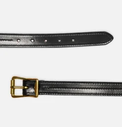 YUKETEN Ceintures<Ceinture Triple Stitched Black