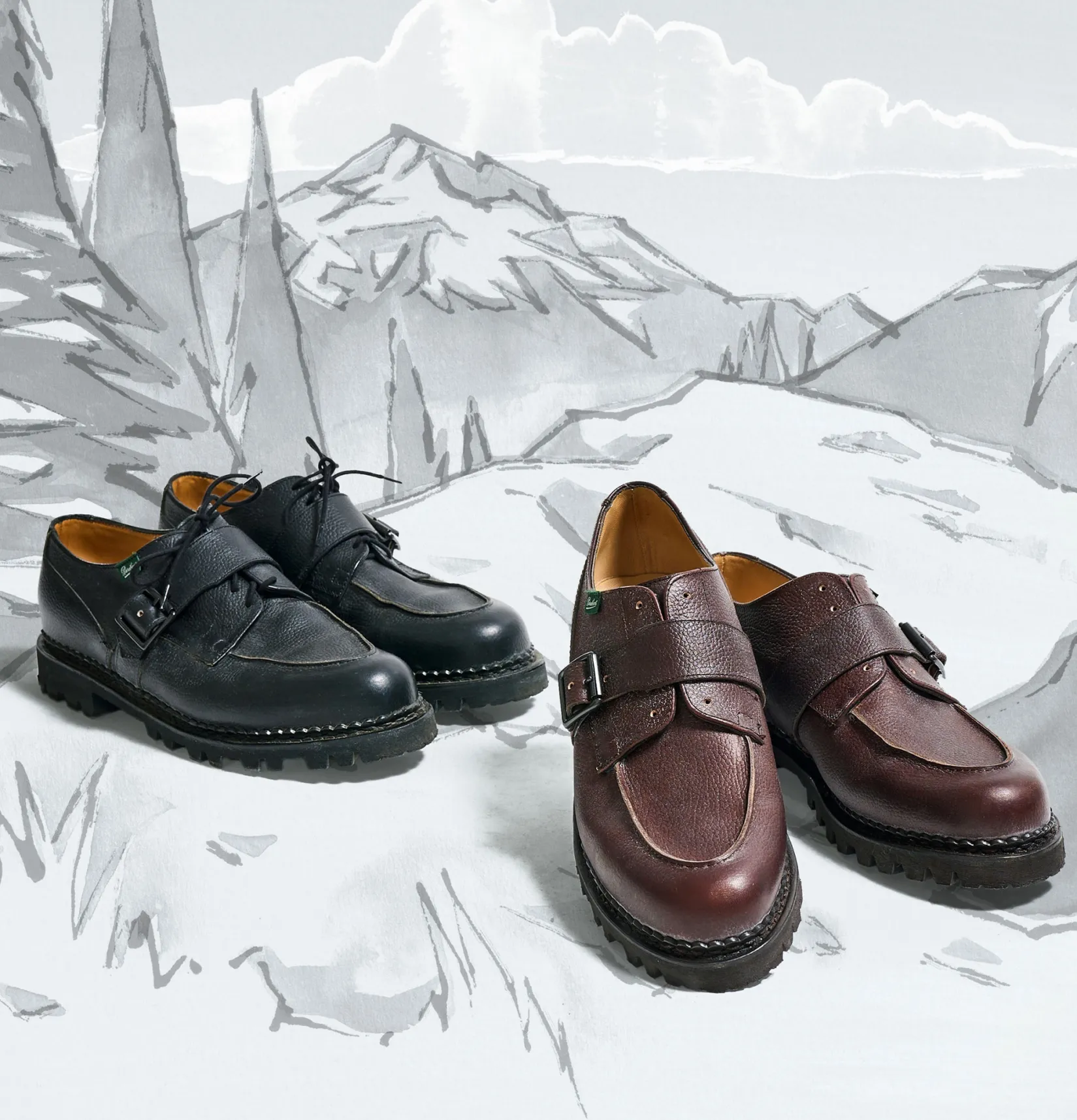 Homme PARABOOT Chaussures<Chambord Engineered Garments Black
