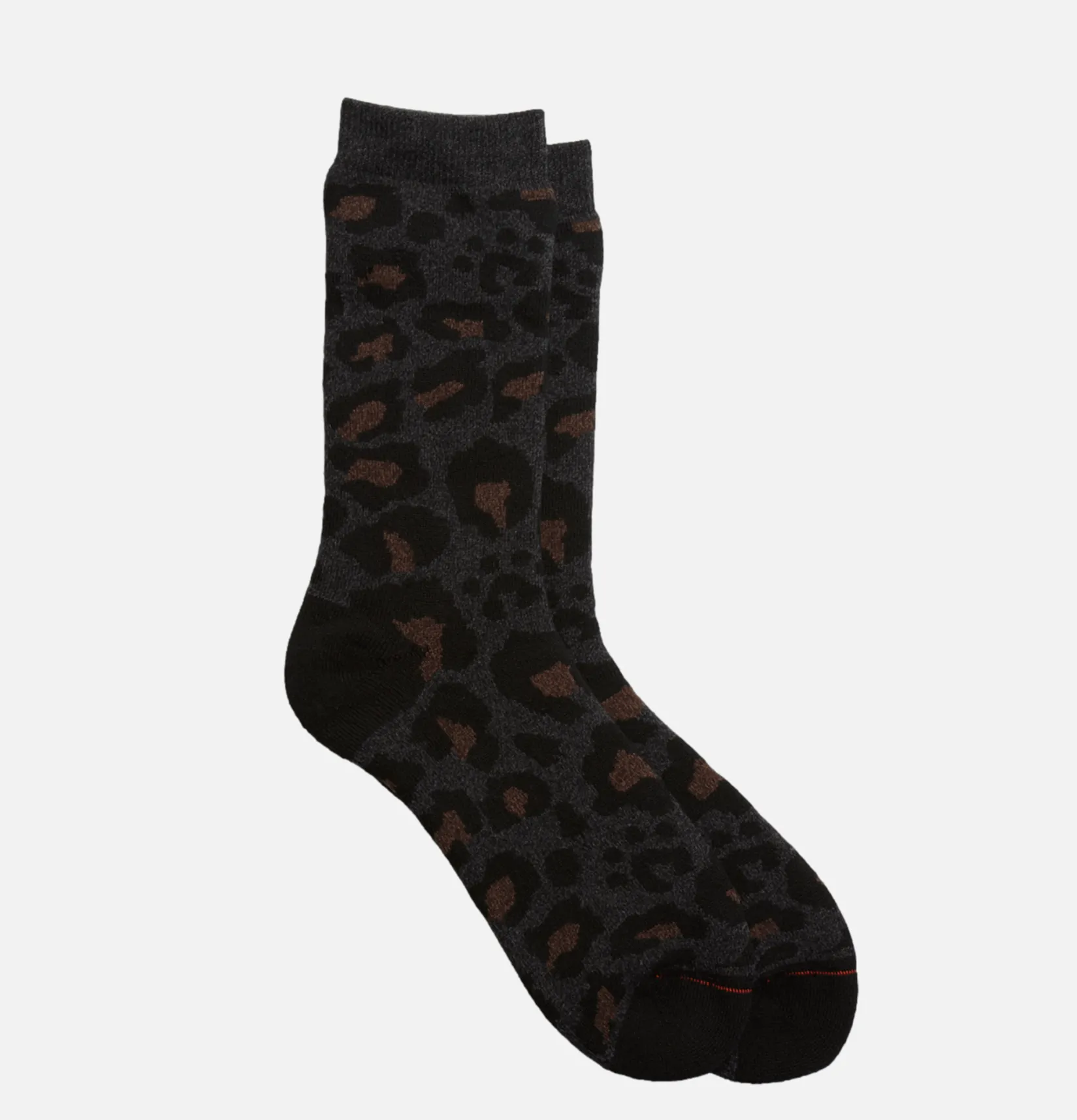 Homme ROTOTO Chaussettes<Chaussettes Pile Leopard