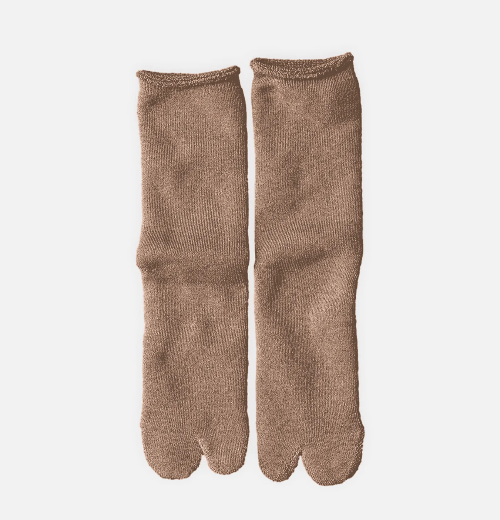 Homme YAHAE Chaussettes<Chaussettes Tabi Pile Brown