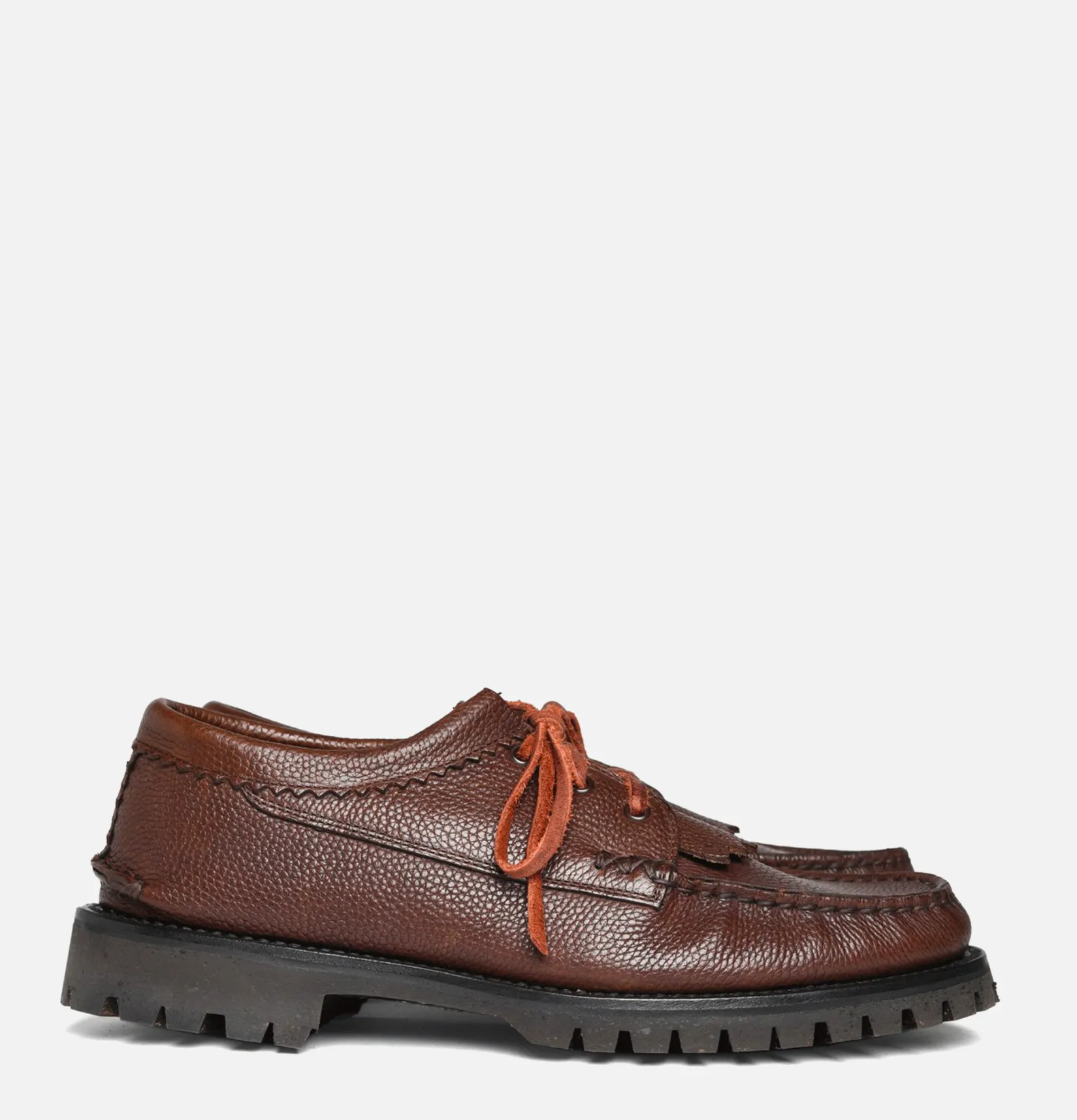Homme YUKETEN Chaussures<Chaussures Italian Blutcher Palermo Brown
