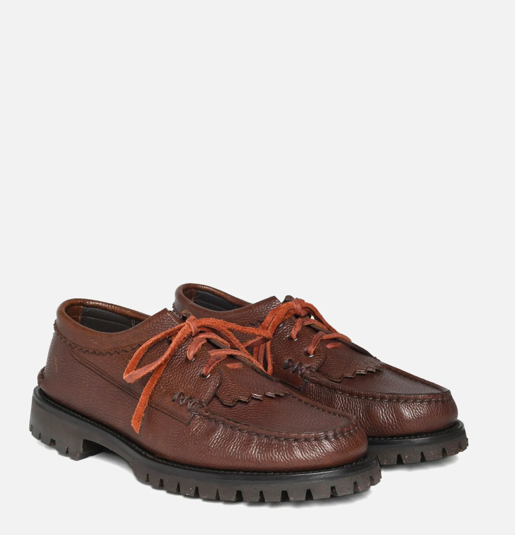 Homme YUKETEN Chaussures<Chaussures Italian Blutcher Palermo Brown