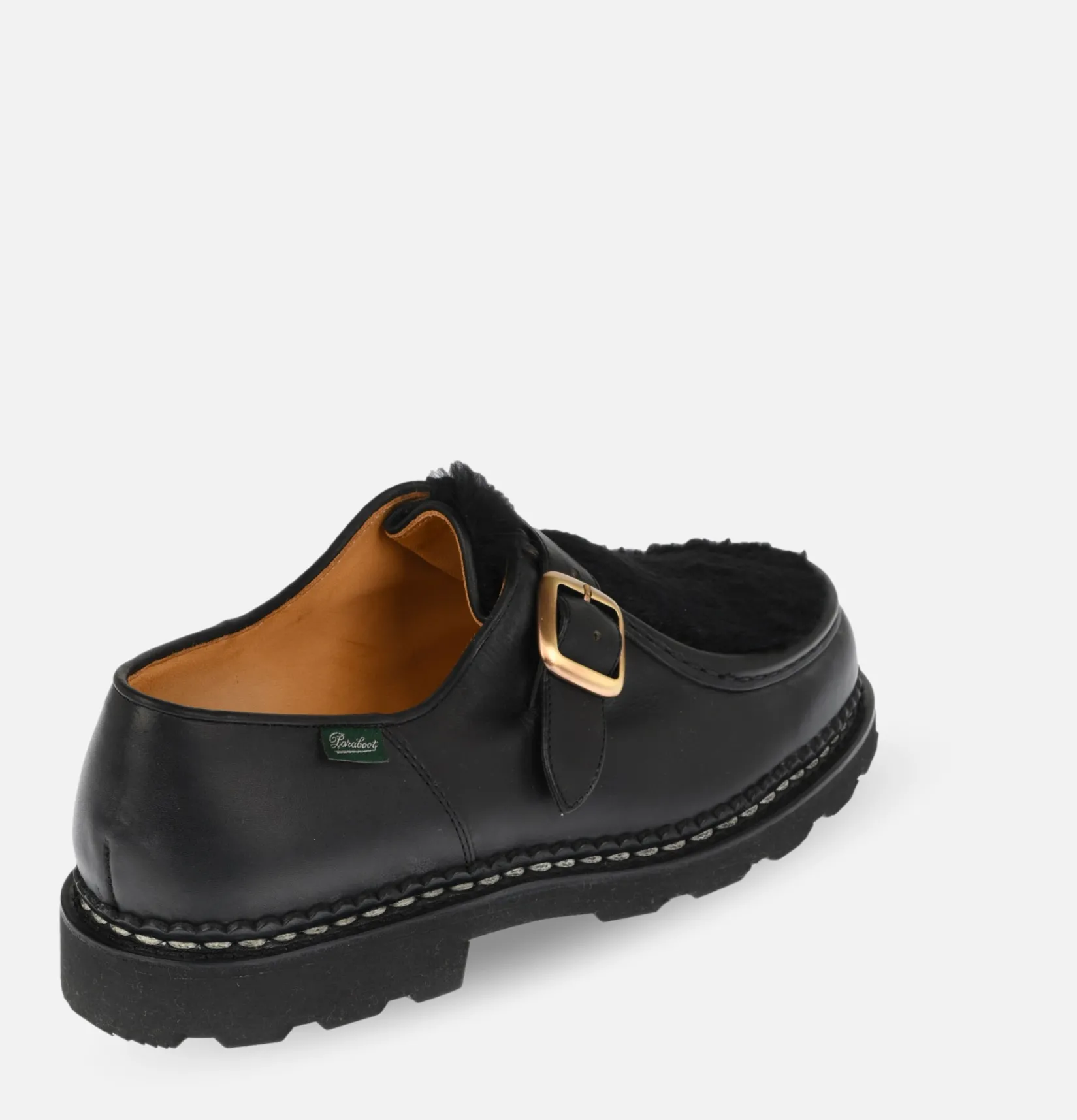 Homme PARABOOT Chaussures<Chaussures Michael Bride Lis Noir Lapin