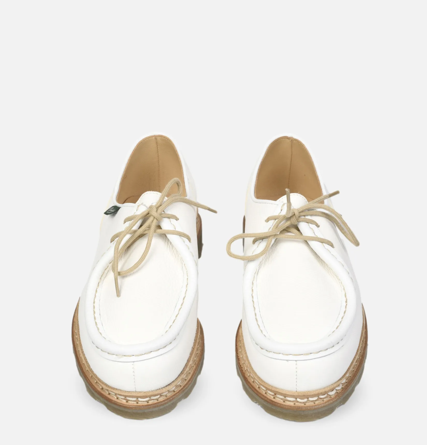 Homme PARABOOT Chaussures<Chaussures Michael Cerf Blanc