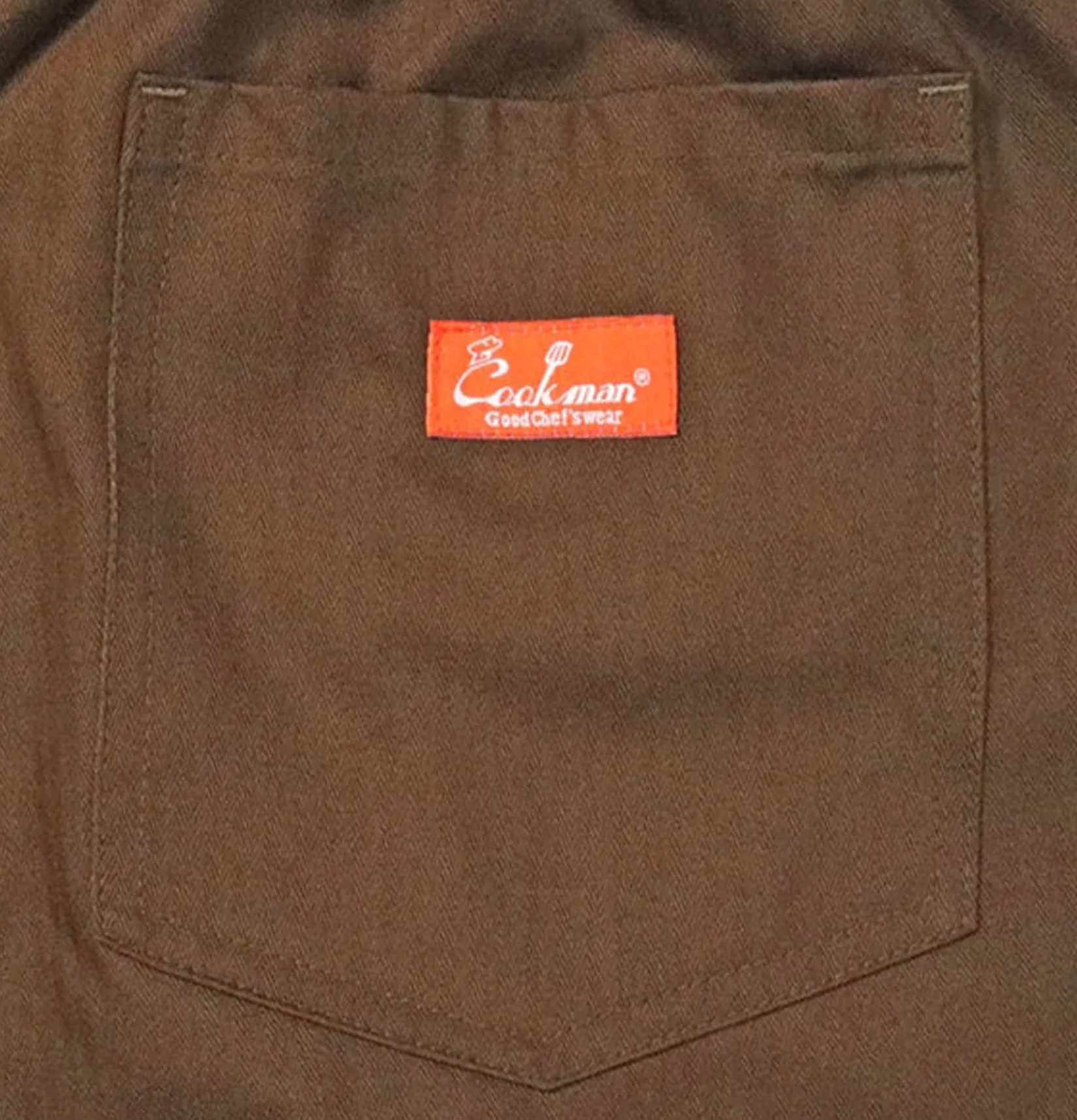COOKMAN Work Pants<Chef Pant Herringbone Chocolat