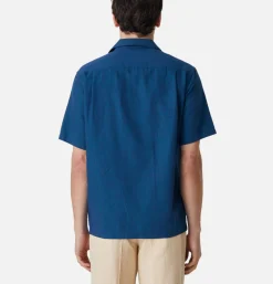 PORTUGUESE FLANNEL Chemises<Chemise Message Blue