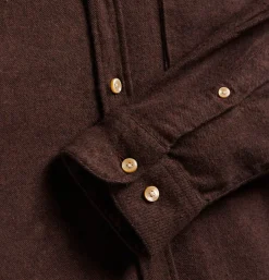 PORTUGUESE FLANNEL Chemises<Chemise Teca Brown
