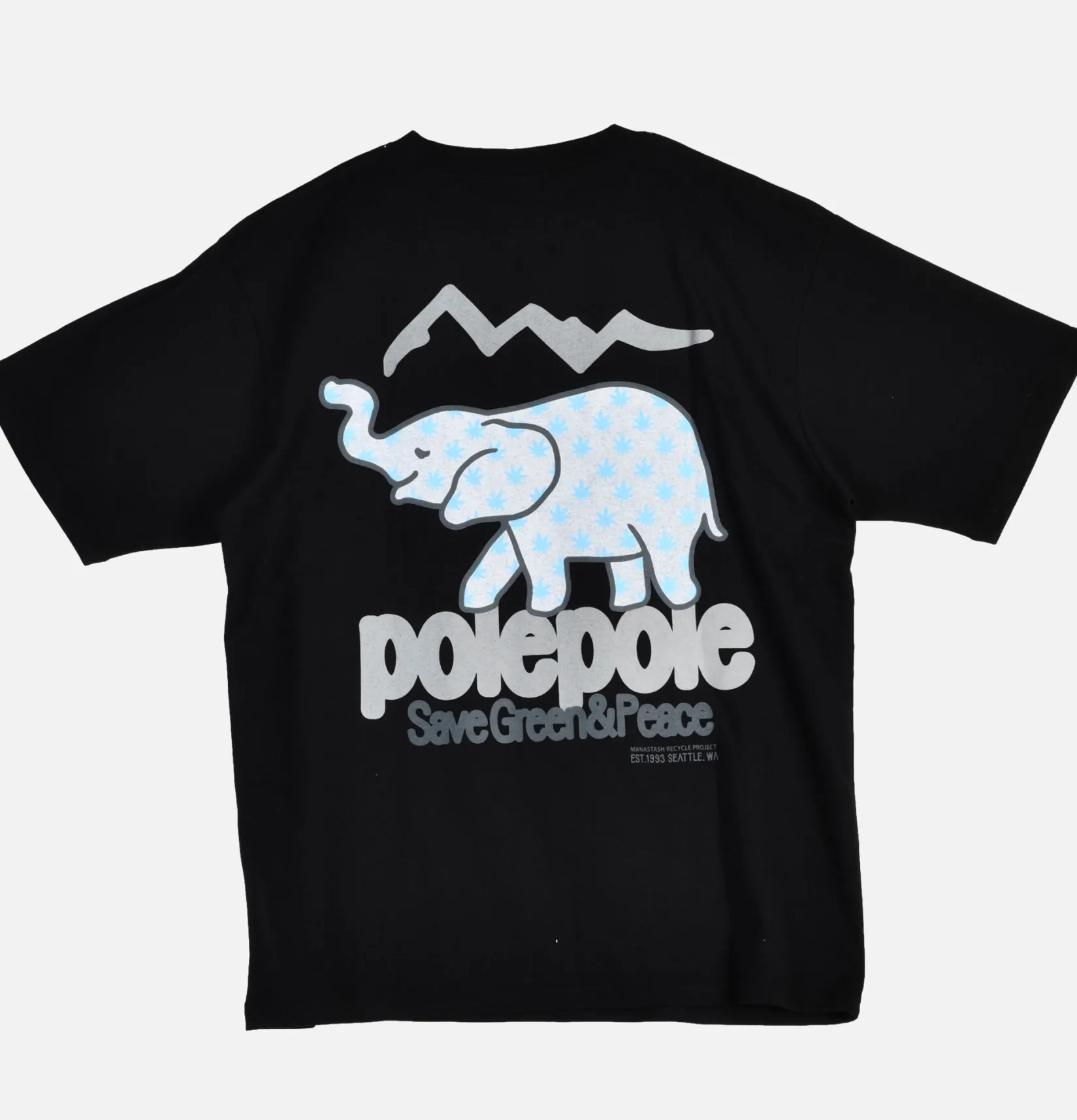 MANASTASH T-shirts<Citee Polepole Black