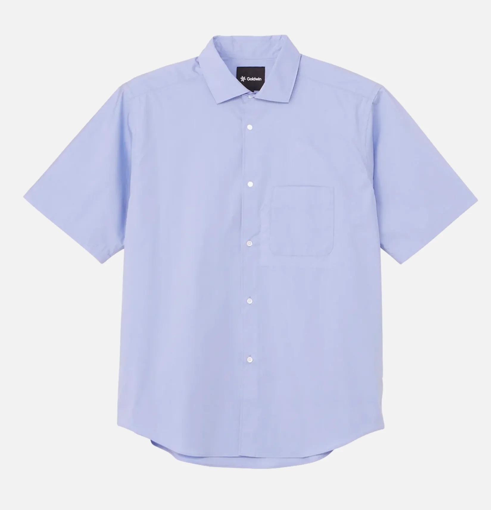 GOLDWIN Chemises<Comfortable S/s Shirt Saxe