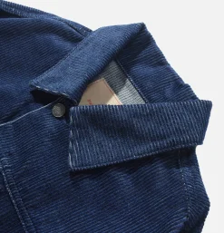 STANDARD TYPES Vestes<Corduroy Collar Jacket Denim