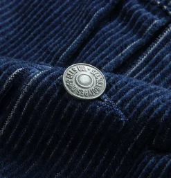 STANDARD TYPES Vestes<Corduroy Collar Jacket Denim