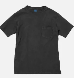 GOOD ON T-shirts<Crew Pocket Tee Black