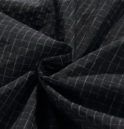 STANDARD TYPES Vestes<Cropped Work Jacket Check Noir