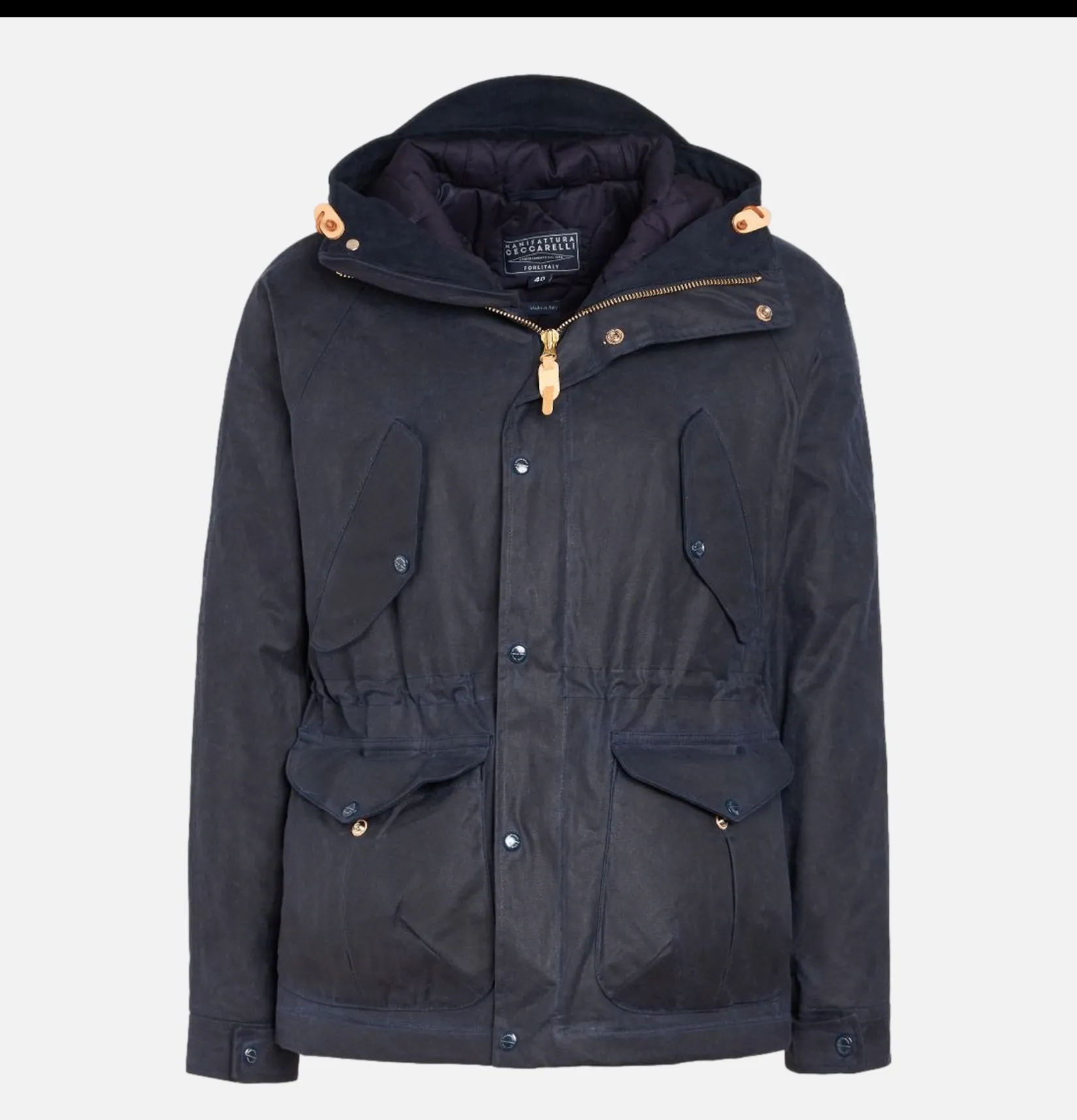 MANIFATTURA CECCARELLI Blousons & Manteaux<Fisherman Parka Navy
