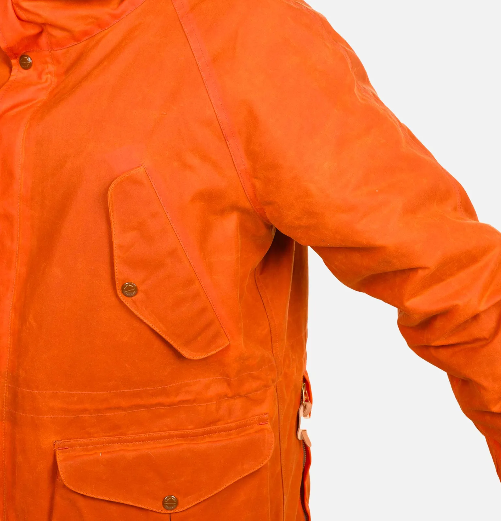 MANIFATTURA CECCARELLI Blousons & Manteaux<Fisherman Parka Orange