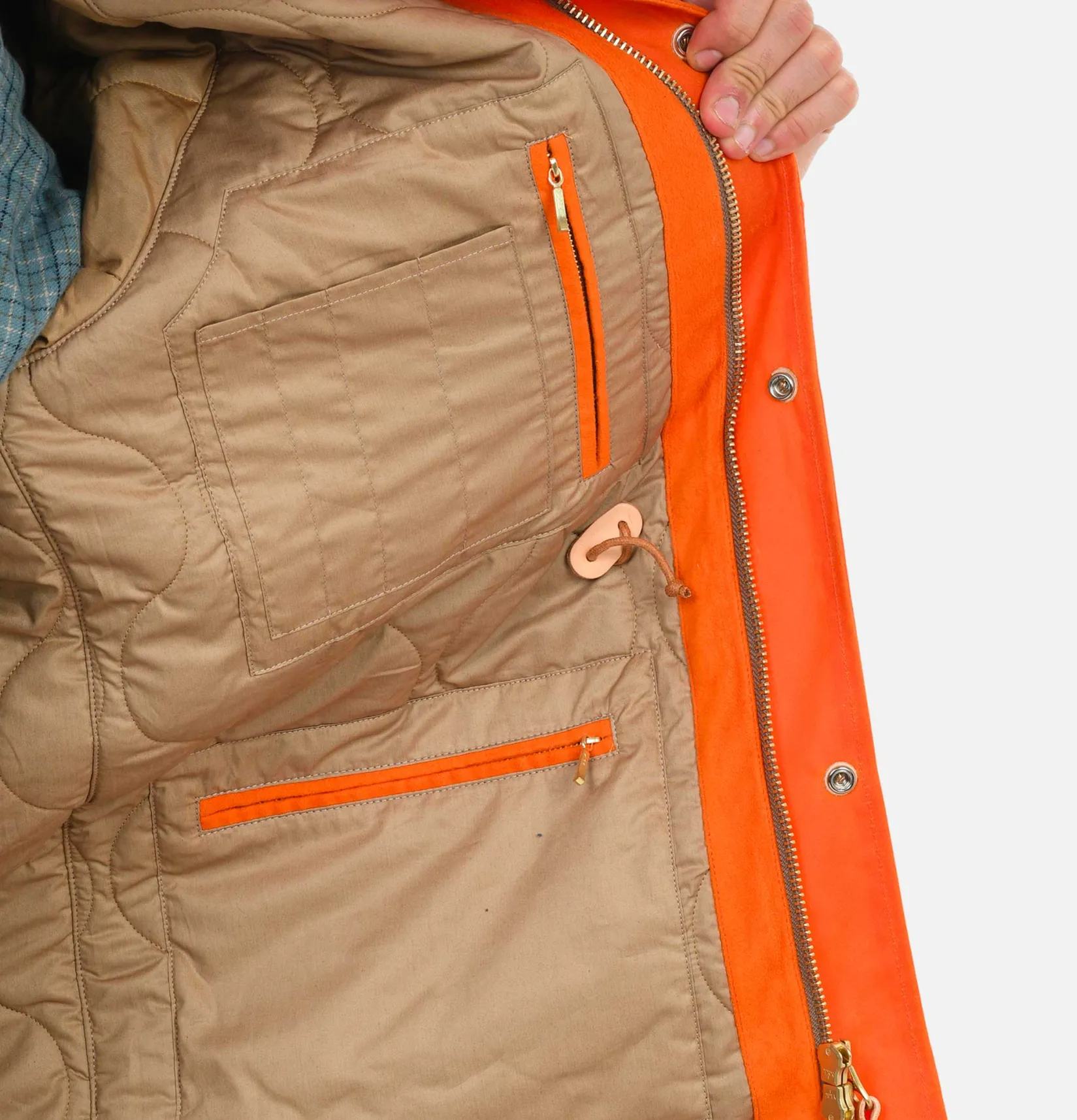 MANIFATTURA CECCARELLI Blousons & Manteaux<Fisherman Parka Orange
