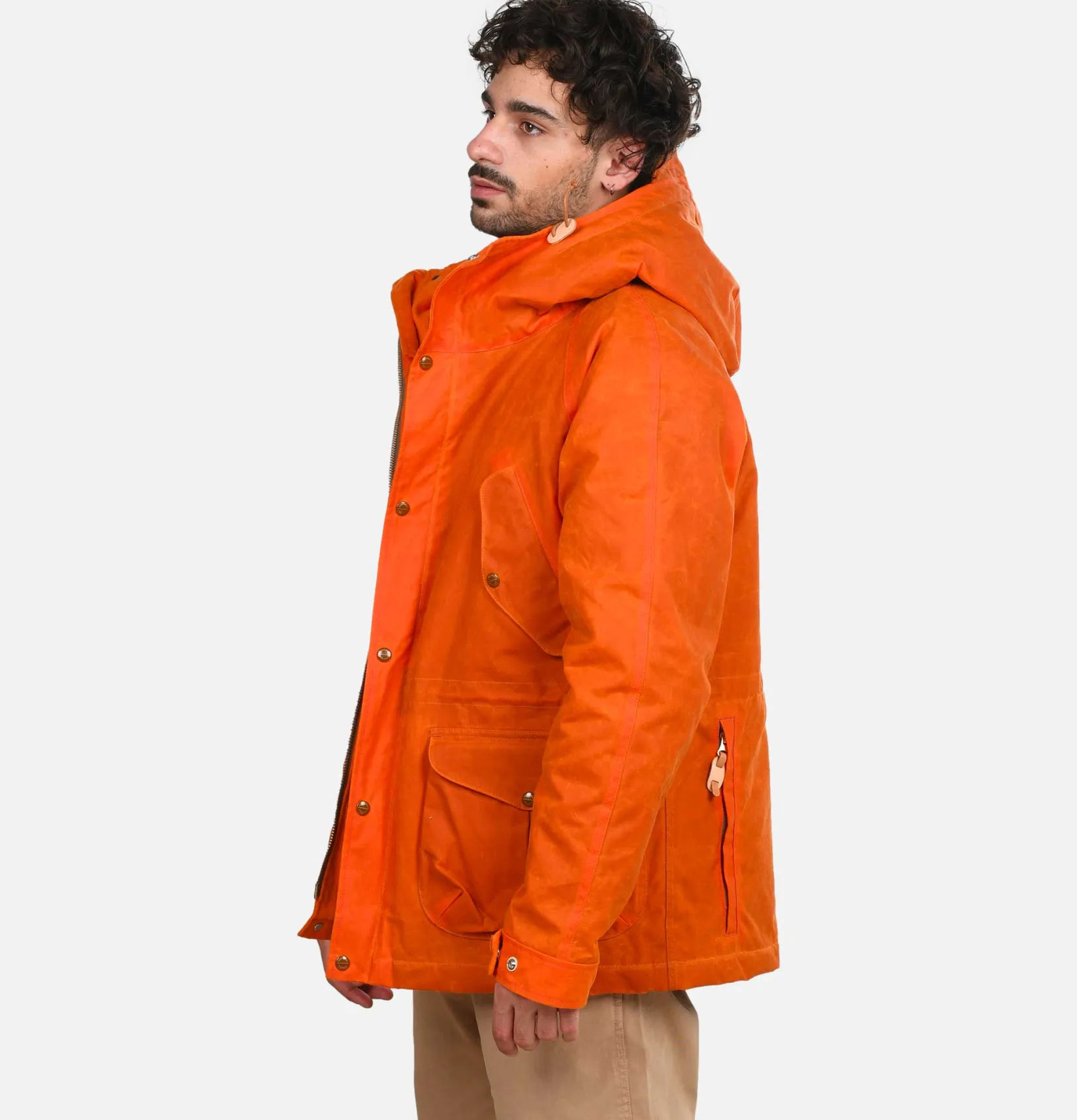 MANIFATTURA CECCARELLI Blousons & Manteaux<Fisherman Parka Orange