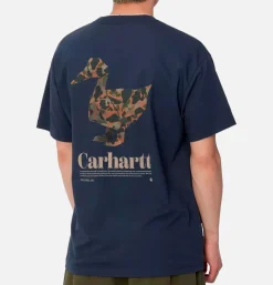 CARHARTT WIP T-shirts<Fold Duck Tee Air Force Blue