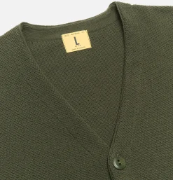 NITTO KNITWEAR Pulls & Cardigans<Gilet Youri Coton Green