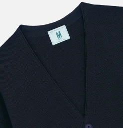 NITTO KNITWEAR Pulls & Cardigans<Gilet Youri Coton Navy