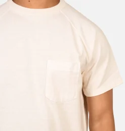 GOOD ON T-shirts<Heavy Raglan Pocket Tee Natural
