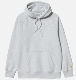 CARHARTT WIP Sweats & Polaires<Hooded Chase Sweat Ash Heather