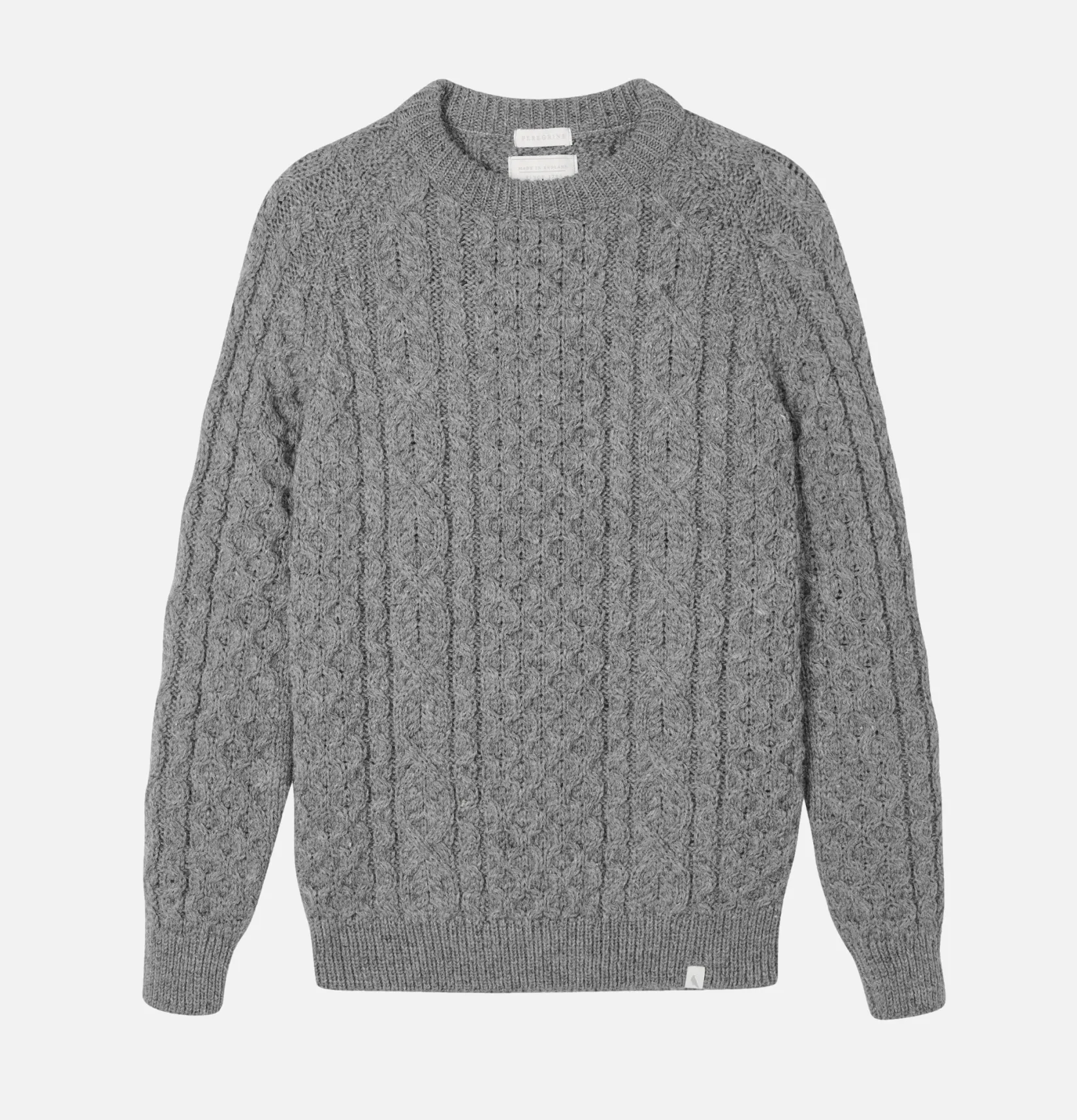 PEREGRINE Pulls & Cardigans<Hudson Aran Jumper Steel
