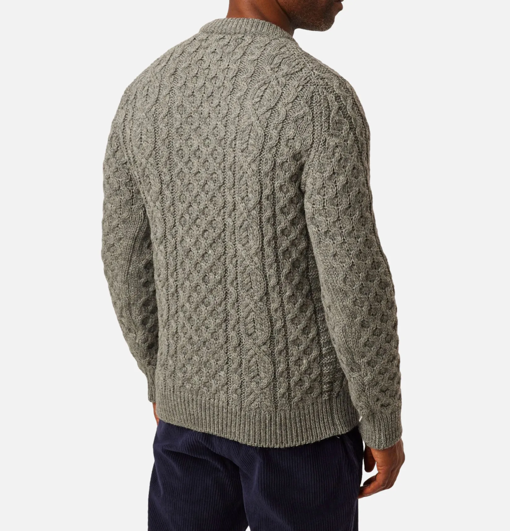 PEREGRINE Pulls & Cardigans<Hudson Aran Jumper Steel