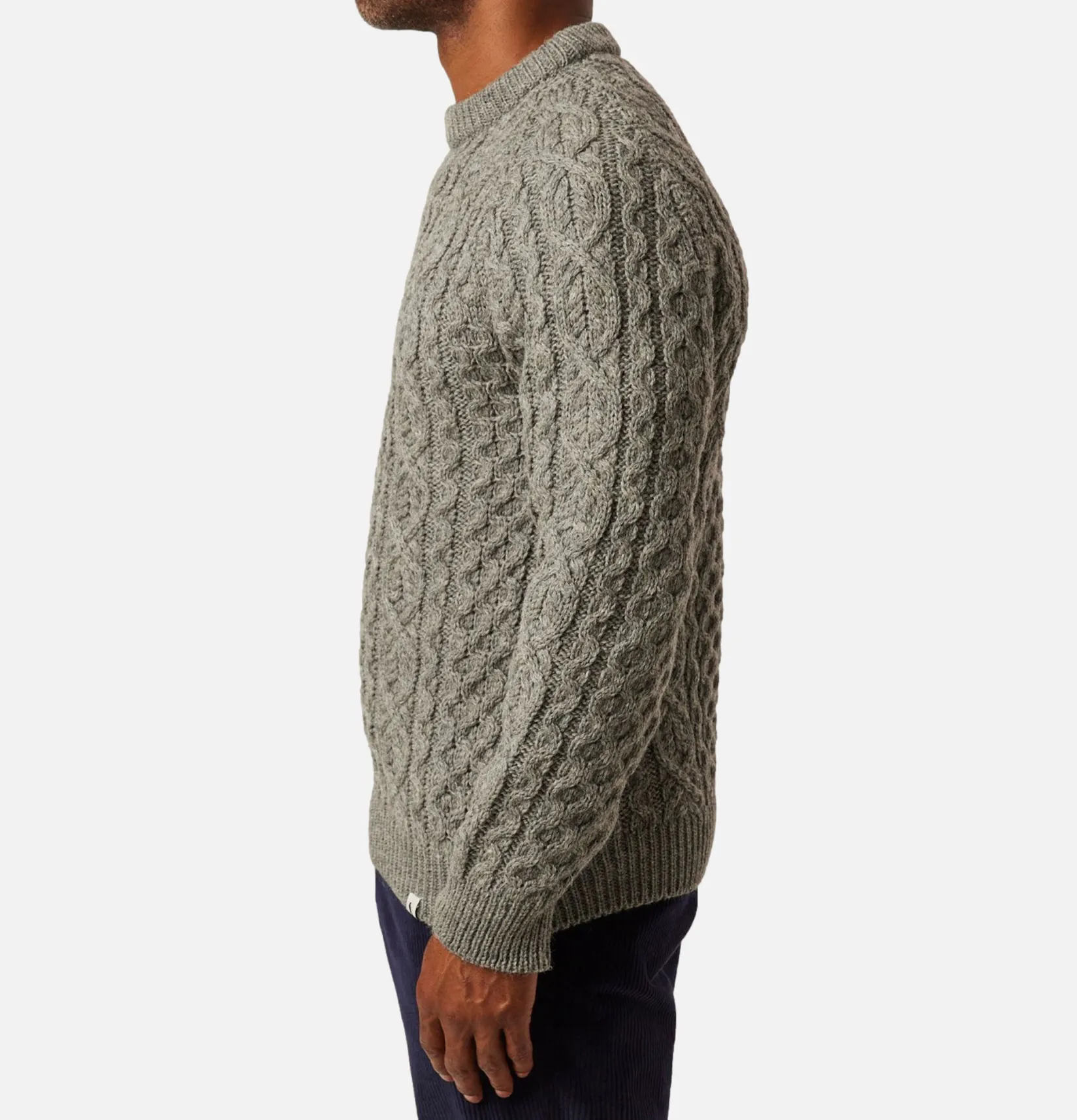 PEREGRINE Pulls & Cardigans<Hudson Aran Jumper Steel