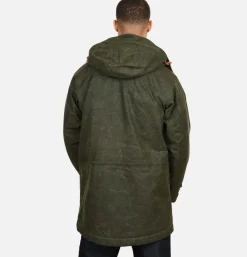 MANIFATTURA CECCARELLI Blousons & Manteaux<Long Moutain Parka Wax Green