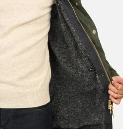 MANIFATTURA CECCARELLI Blousons & Manteaux<Long Moutain Parka Wax Green