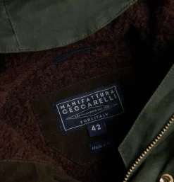 MANIFATTURA CECCARELLI Blousons & Manteaux<Long Moutain Parka Wax Green