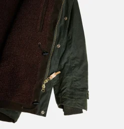 MANIFATTURA CECCARELLI Blousons & Manteaux<Long Moutain Parka Wax Green