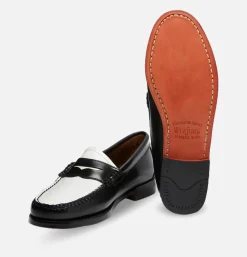 Femme G.H. BASS Chaussures<Mocassin Femme Weejun Noir et blanc