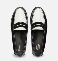 Femme G.H. BASS Chaussures<Mocassin Femme Weejun Noir et blanc