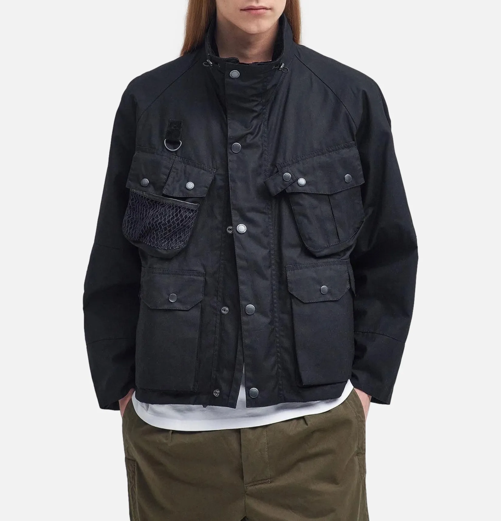 BARBOUR Blousons & Manteaux<Modified Dryfly Wax Jacket Noir