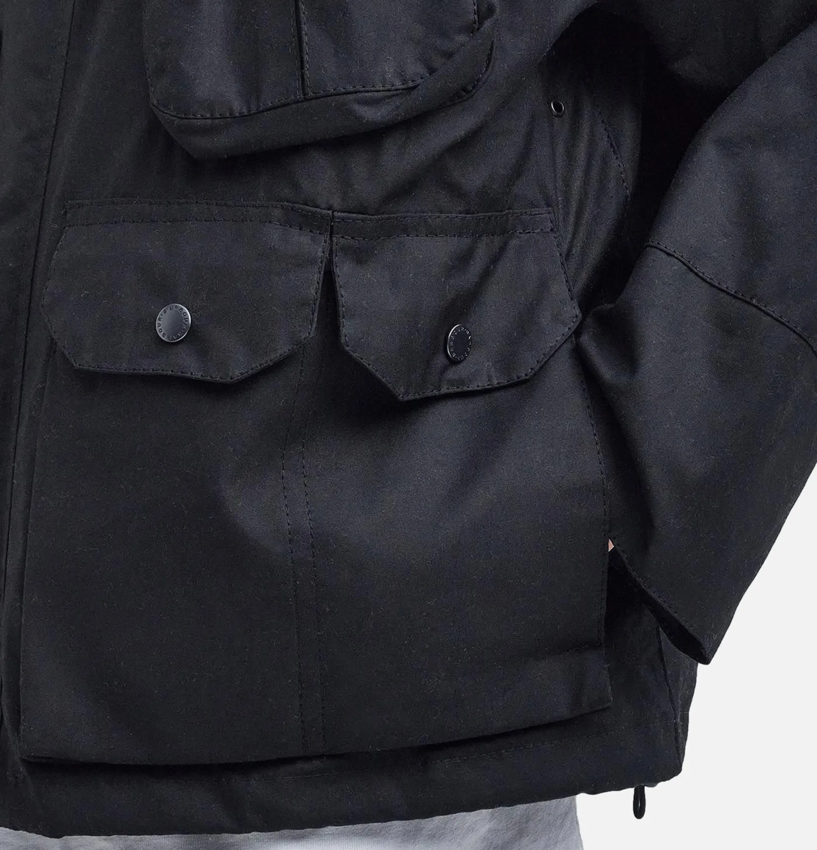 BARBOUR Blousons & Manteaux<Modified Dryfly Wax Jacket Noir