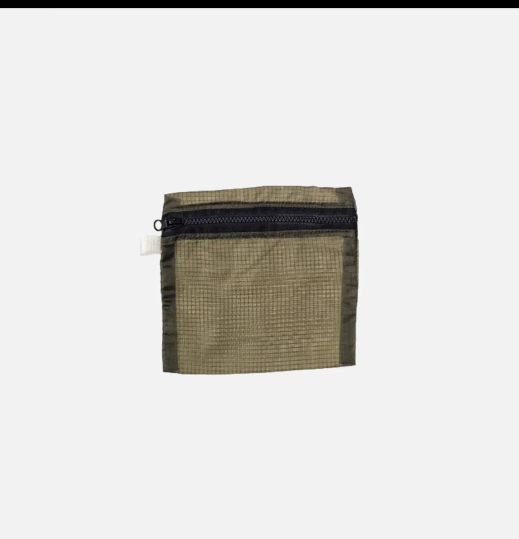 PUEBCO Petite Maroquinerie<Nylon Fabric Pouch Medium Olive