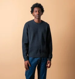 NITTO KNITWEAR Pulls & Cardigans<Pull Youri Col Rond Anthracite
